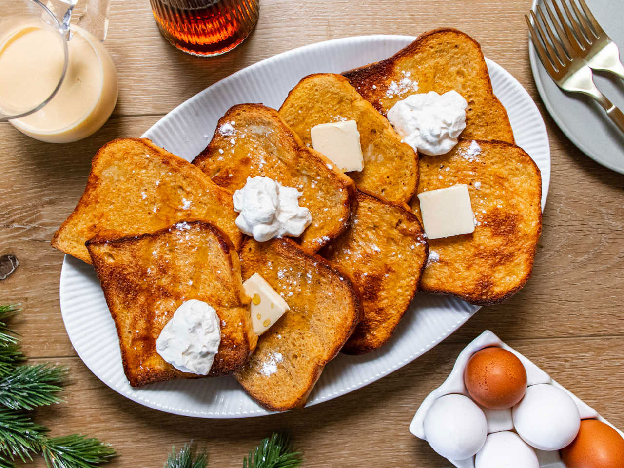 Eggnog Baked French Toast Louisiana Egg Commission