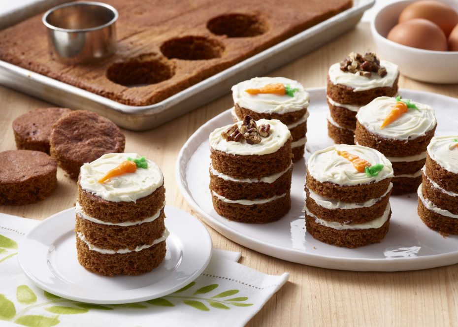 Carrot Cake Mini Stacks with Cream Cheese Frosting | Louisiana Egg Commission