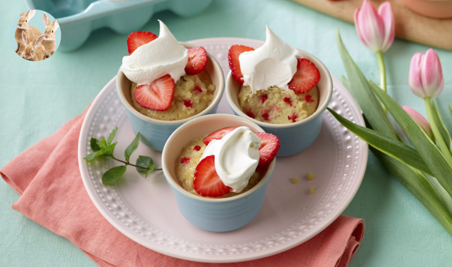 Bunnies' Tres Leches Mini Cakes | Louisiana Egg Commission