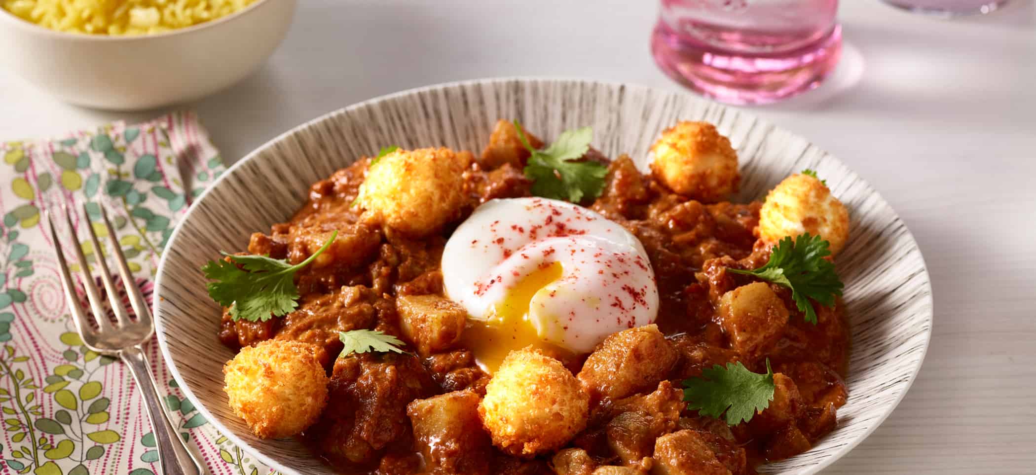 Butter Chicken Poutine | Louisiana Egg Commission