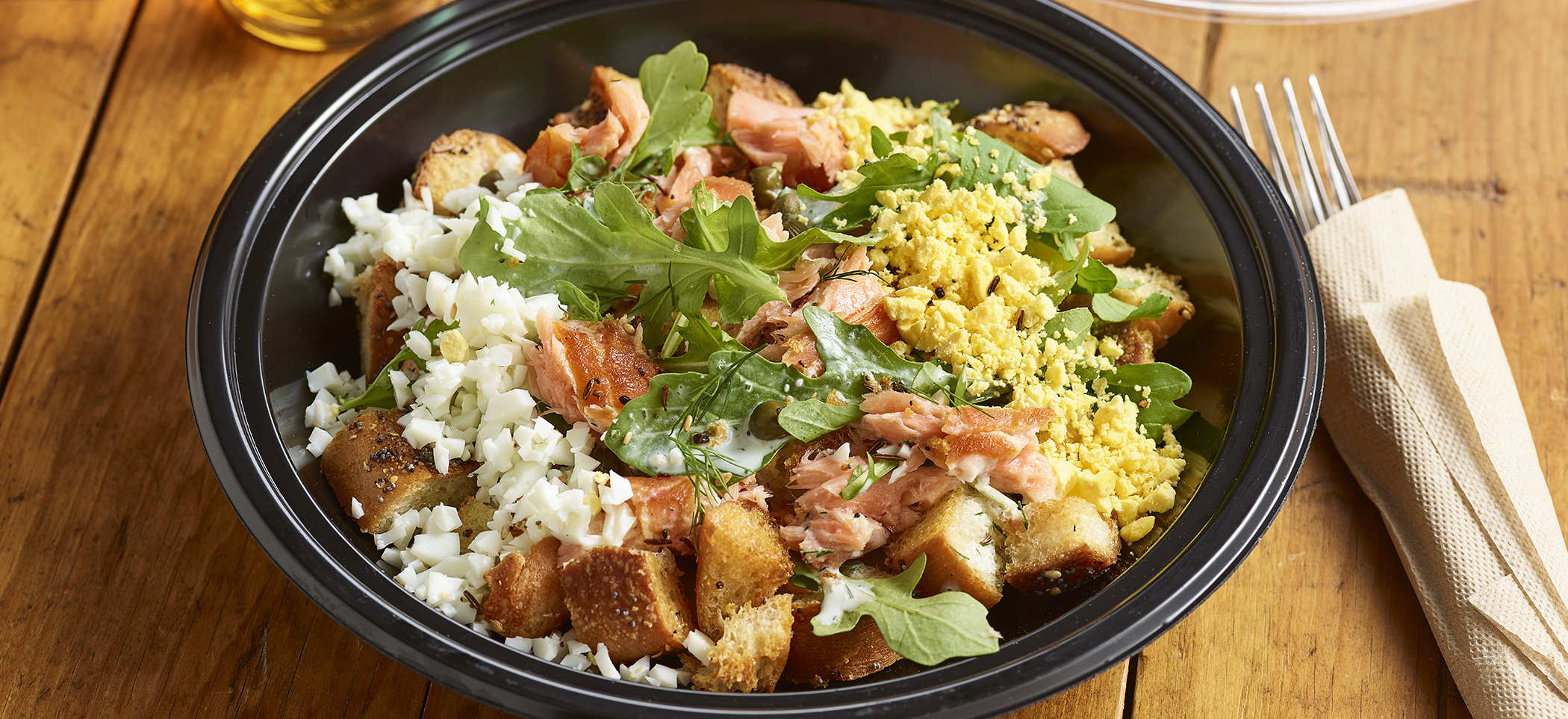 Bagel & Lox Salad | Louisiana Egg Commission