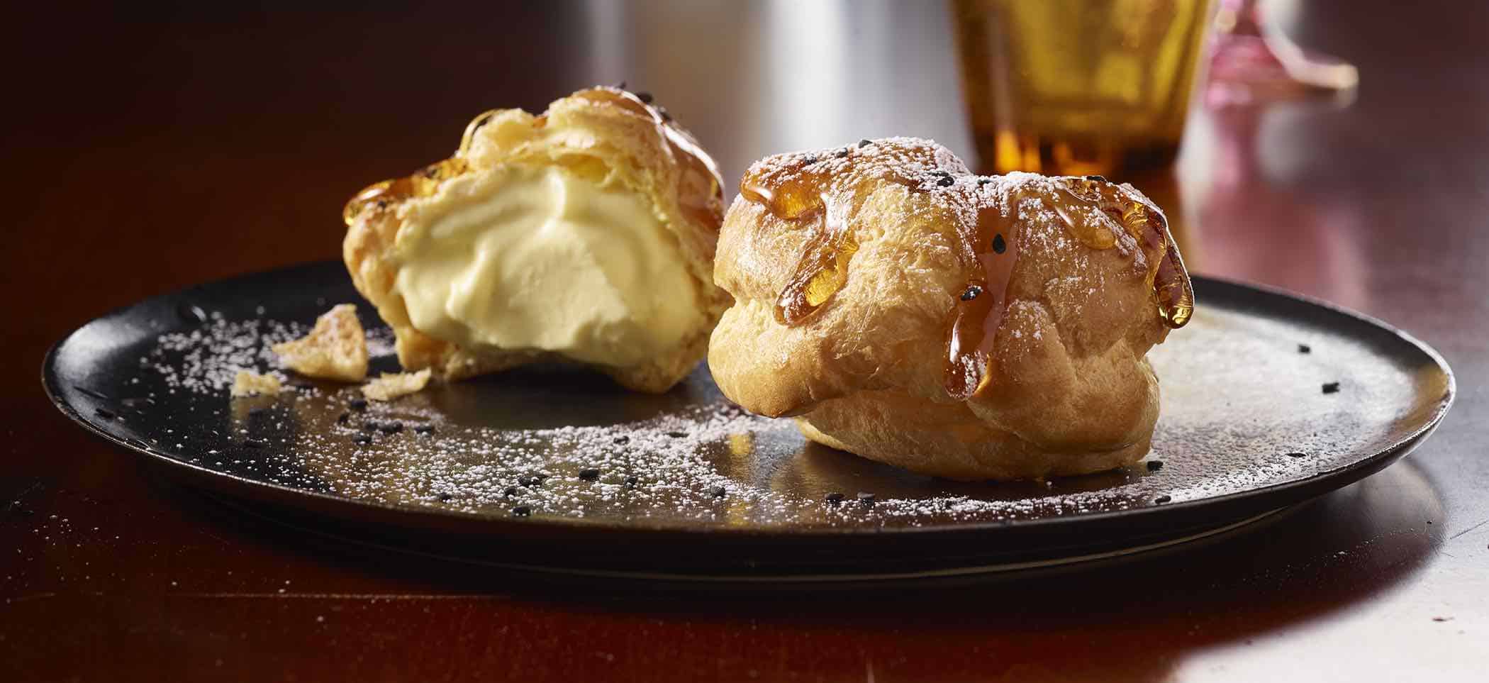 Saffron Cream Puffs | Louisiana Egg Commission