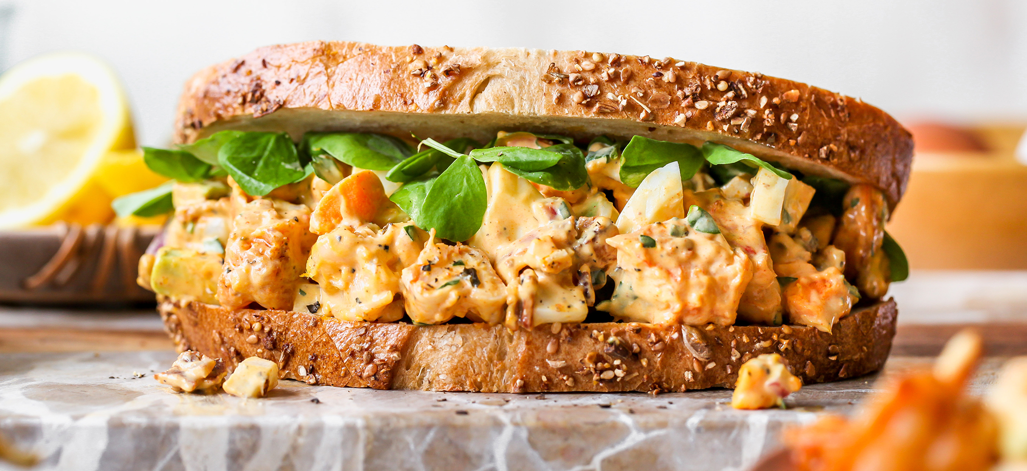 Creole Shrimp Egg Salad with Bacon & Avocado | Louisiana Egg Commission