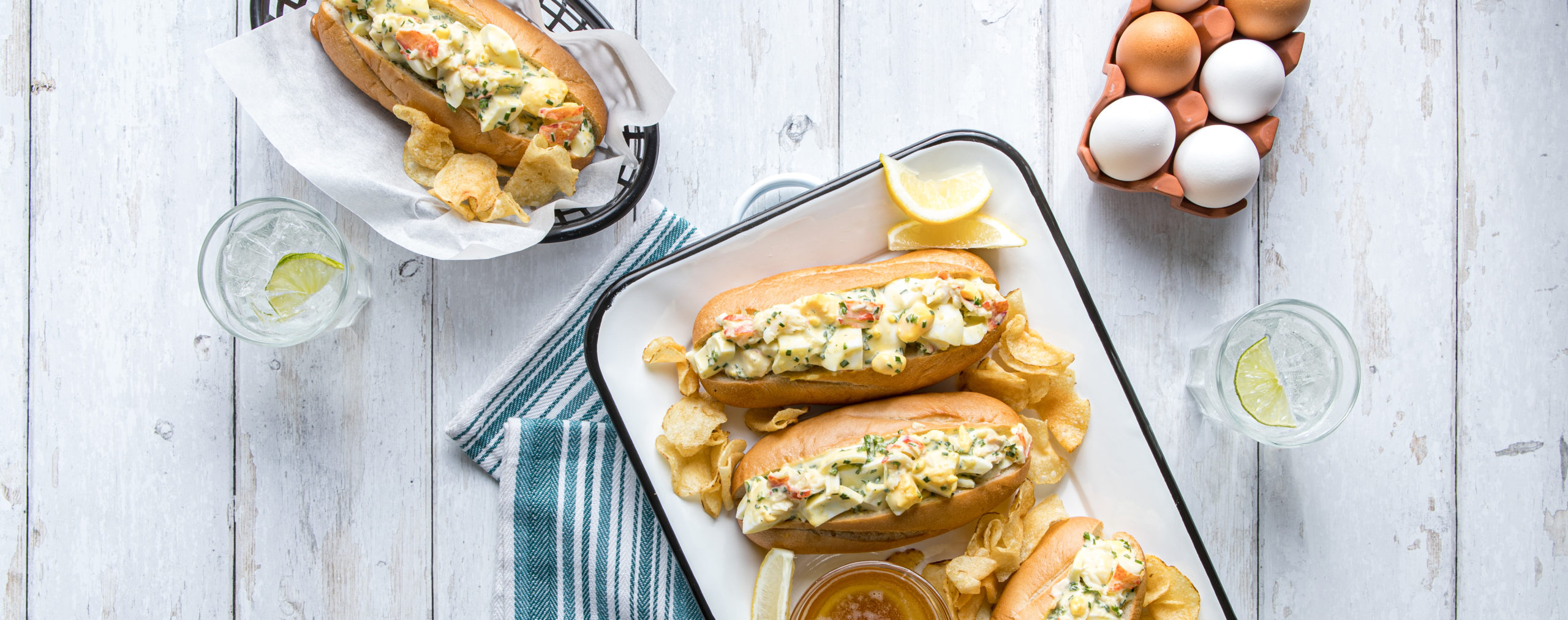 Egg Salad Lobster Rolls | Louisiana Egg Commission