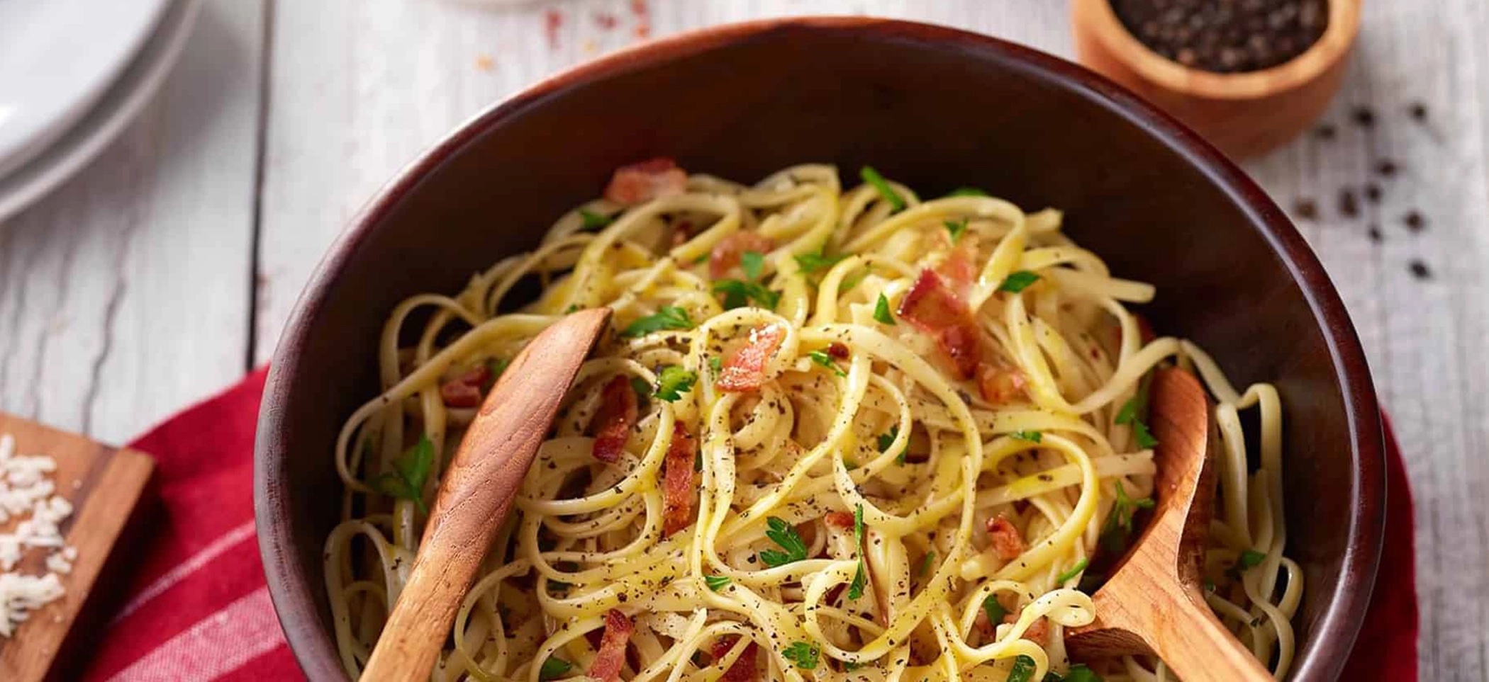 The Nutcracker's Pasta Carbonara | Louisiana Egg Commission