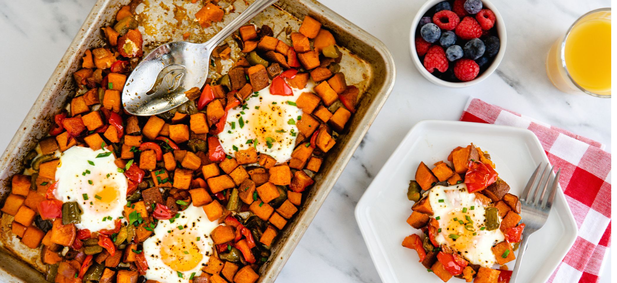 Sweet Potato & Egg Hash | Louisiana Egg Commission