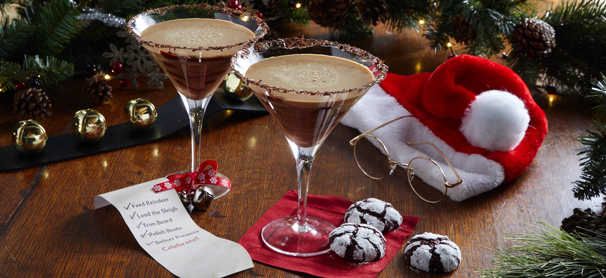 St. Nick’s Chocolate Eggnog Martini | Louisiana Egg Commission