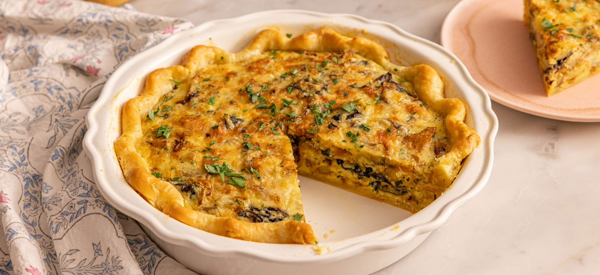 Sunchokes and Potato Quiche | Louisiana Egg Commission