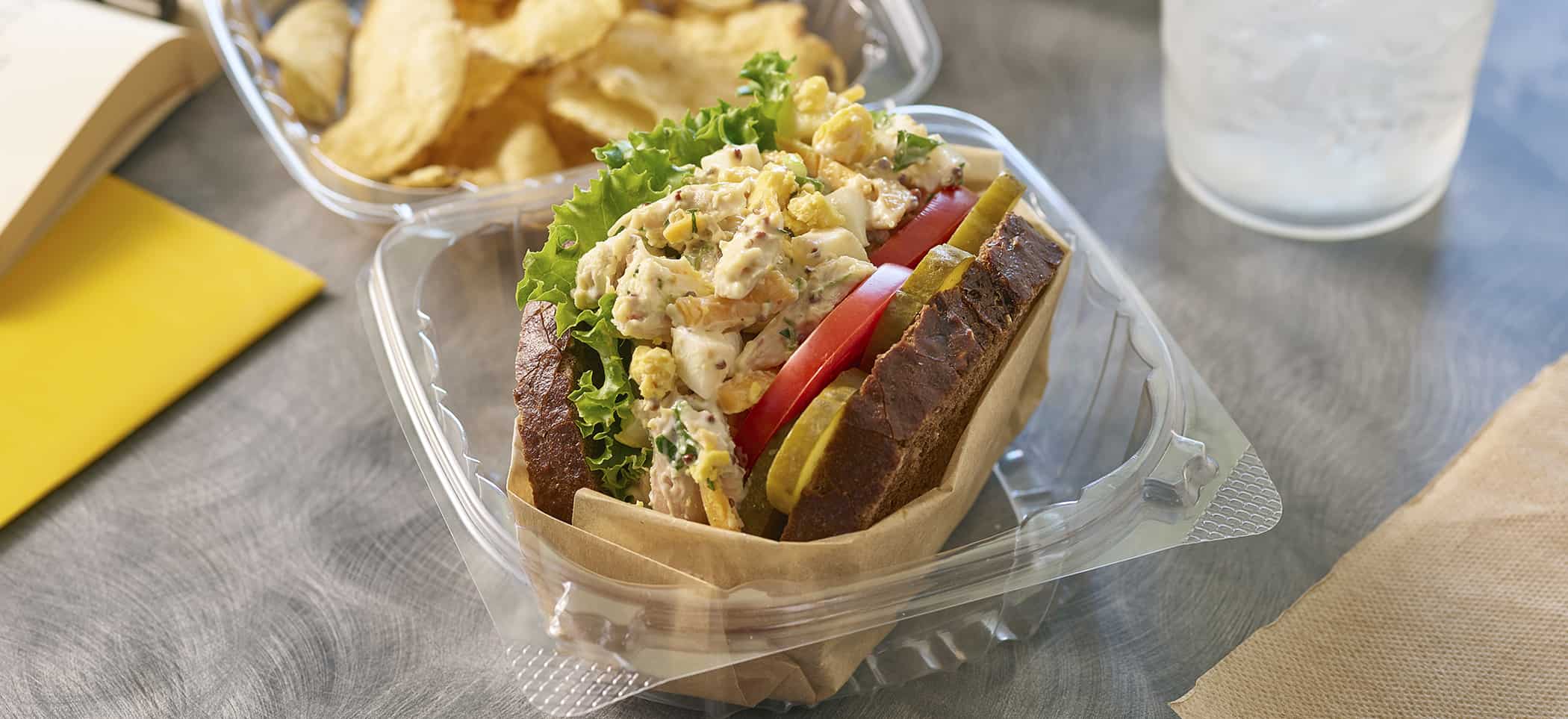 Rotisserie Chicken & Cheddar Egg Salad Sandwich | Louisiana Egg Commission