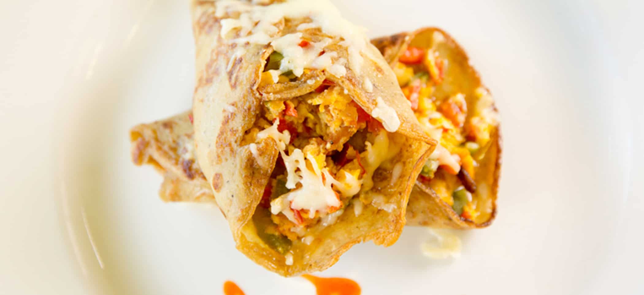 Mushroom Crepes with Huevos Rancheros | Louisiana Egg Commission