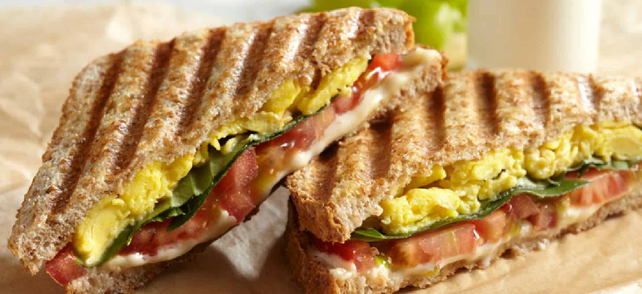 Scrambled Egg, Tomato, Basil & Mozzarella Panini | Louisiana Egg Commission