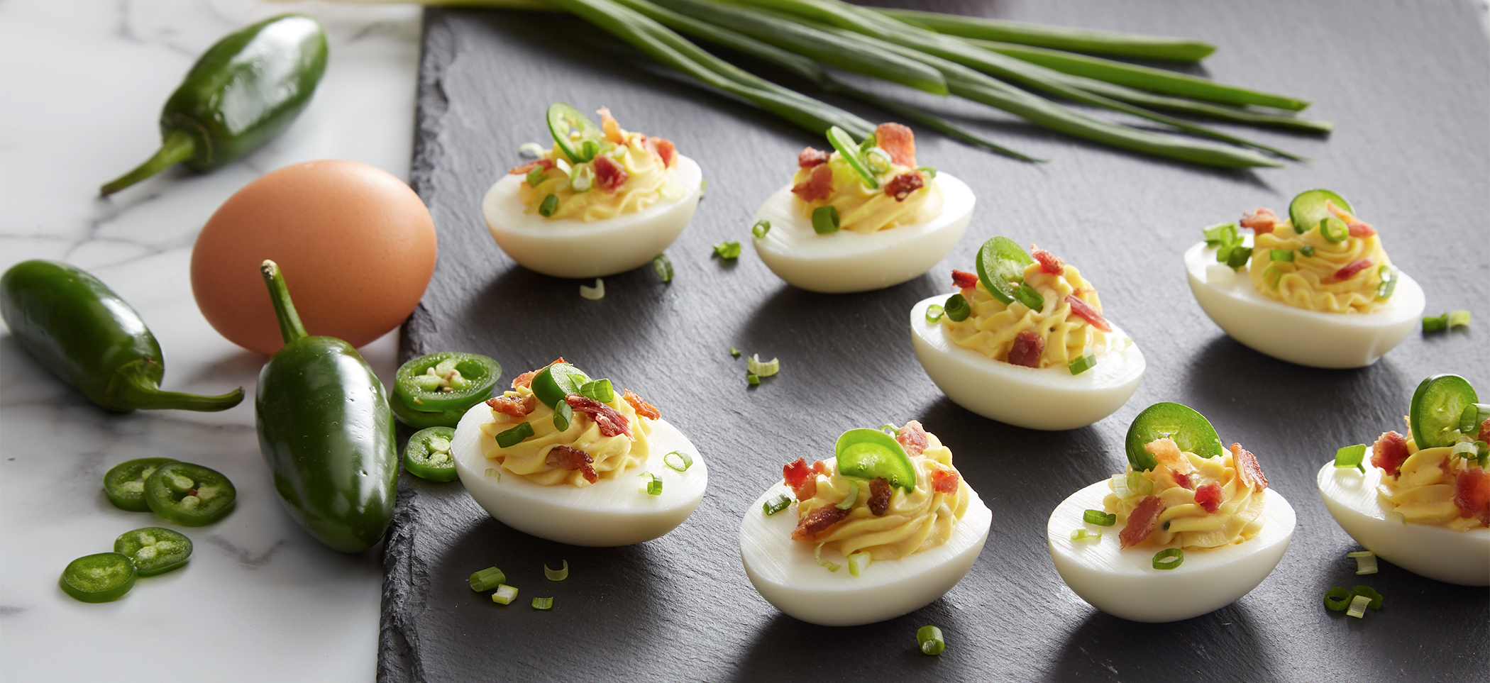 Creamy Jalapeño Deviled Eggs | Louisiana Egg Commission
