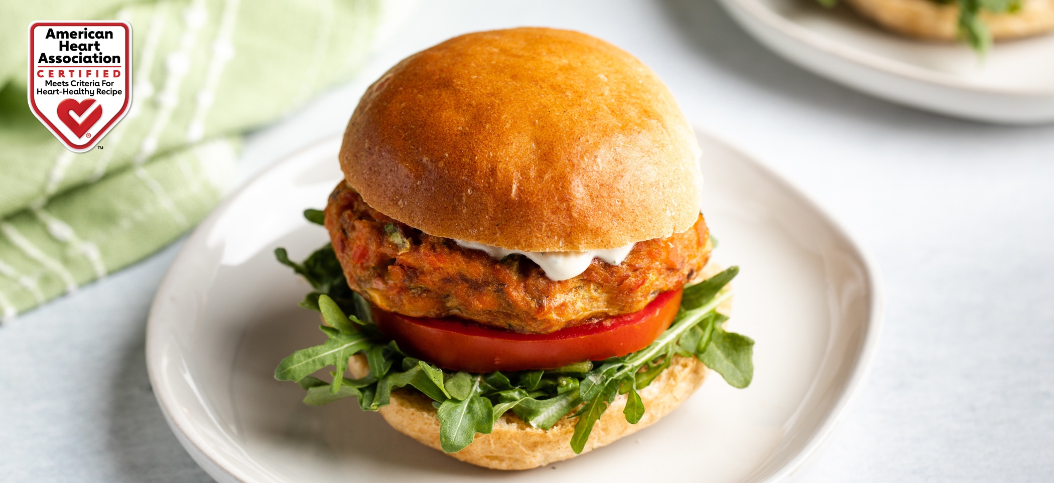 Salmon Burger with Mustard Cream Sauce | Louisiana Egg Commission