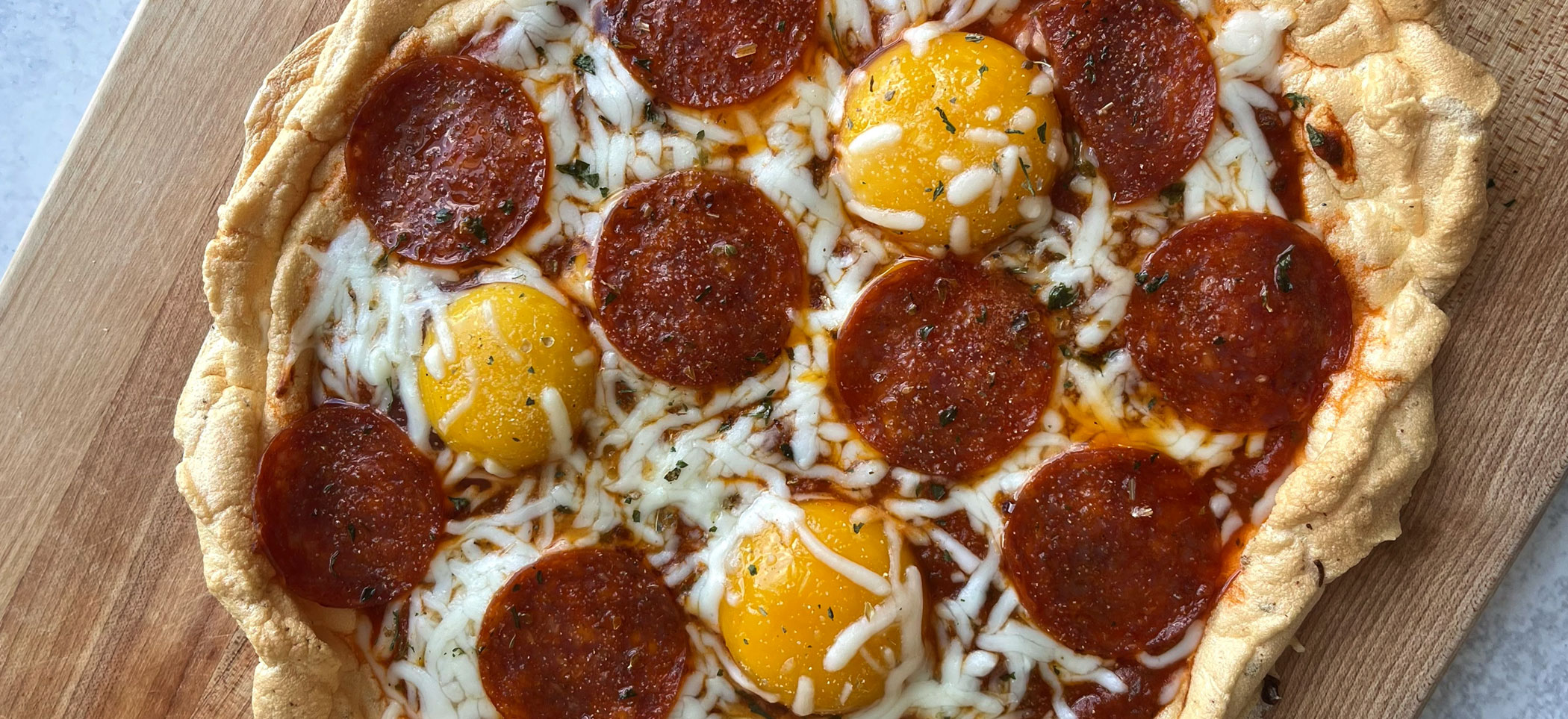 Cloud Bread Pizza | Louisiana Egg Commission