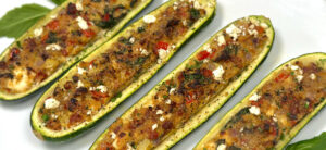 Mediterranean Stuffed Zucchini Boats featured image