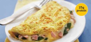 Spinach, Ham & Cheese Omelet featured image