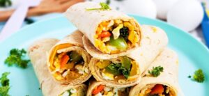 Cheesy Veggie Egg Roll Up featured image