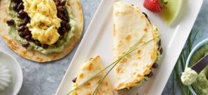 Breakfast Taco With Avocado Spread and Scrambled Eggs featured image