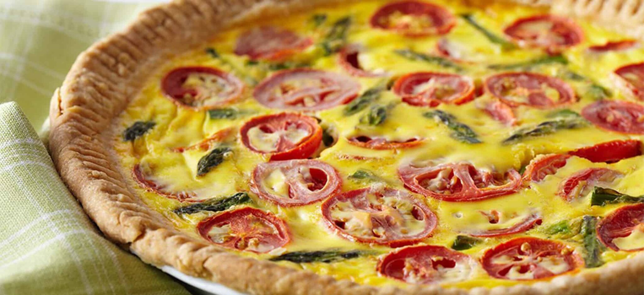 Asparagus Tomato Quiche | Louisiana Egg Commission