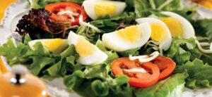 Mixed Greens Salad With Eggs featured image