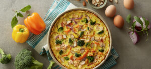 Turkey-Vegetable Hash Brown Quiche featured image