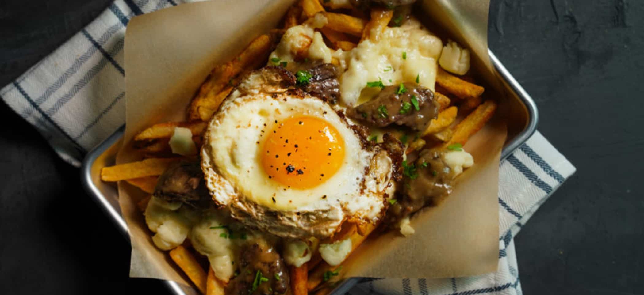 Short Rib Poutine With a Fried Egg | Louisiana Egg Commission