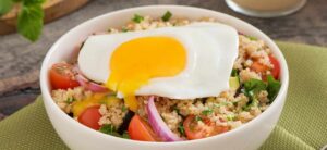 Summer Grilled Vegetable & Quinoa Salad With Eggs featured image