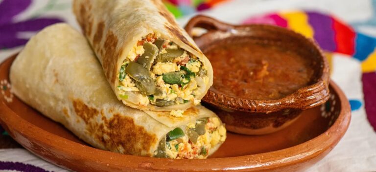 Burrito de Nopal y Huevo