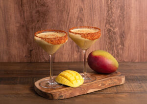Mango-Chili “Swicy” Nog with Tajín Sugar Rim featured image